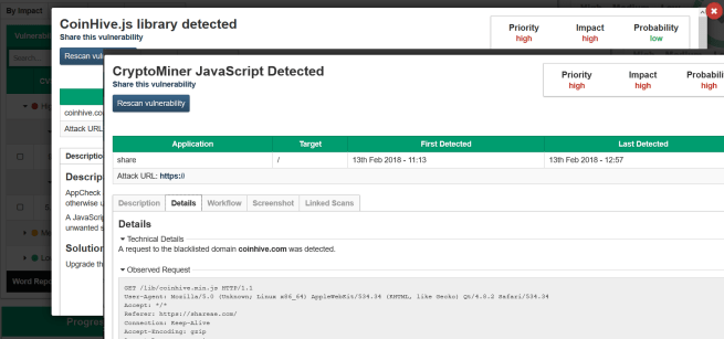 CoinHive Cryptojacking